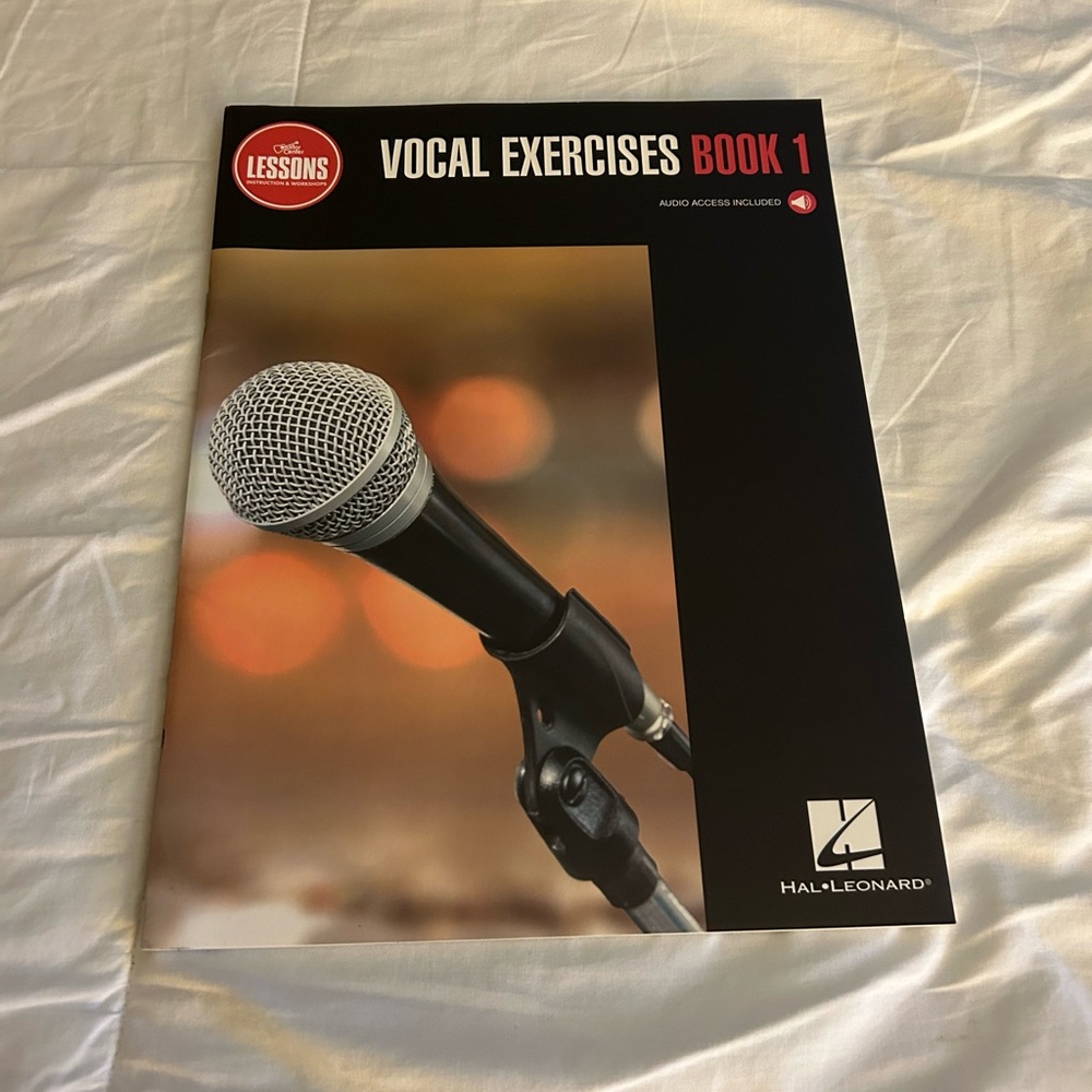 Hal Leonard Lessons Vocal Exercises Book 1 NEW w/ Online Audio